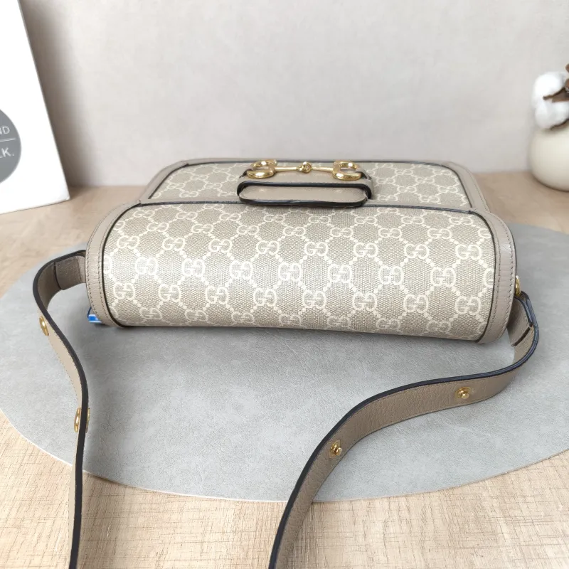 GUCCI Crossbody Bag Horsebit 1955 Horsebit Medium PVC Medium25 × 8 × 18 cm — detail view 6 of 16