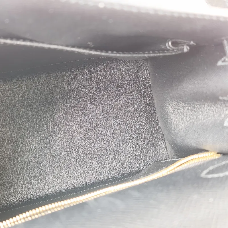Hermès Shoulder Bag Kelly 28 Gold-Tone Hardware 89Black Epsom Calfskin Medium 28 × 10 × 22 cm C — detail view 3 of 13