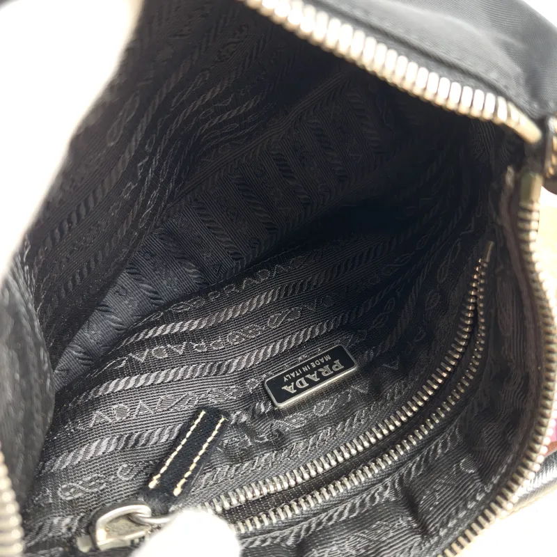 PRADA Shoulder Bag Black Nylon One Size 24 × 3.5 × 13 cm — detail view 12 of 12