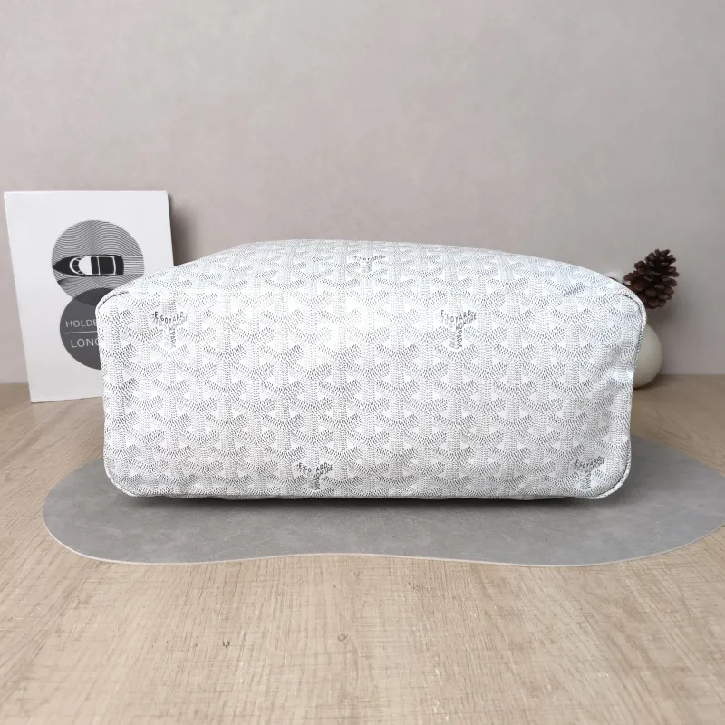 GOYARD Shoulder Bag White PVC Small 43 × 14 × 27 cm — cover view 6 of 6