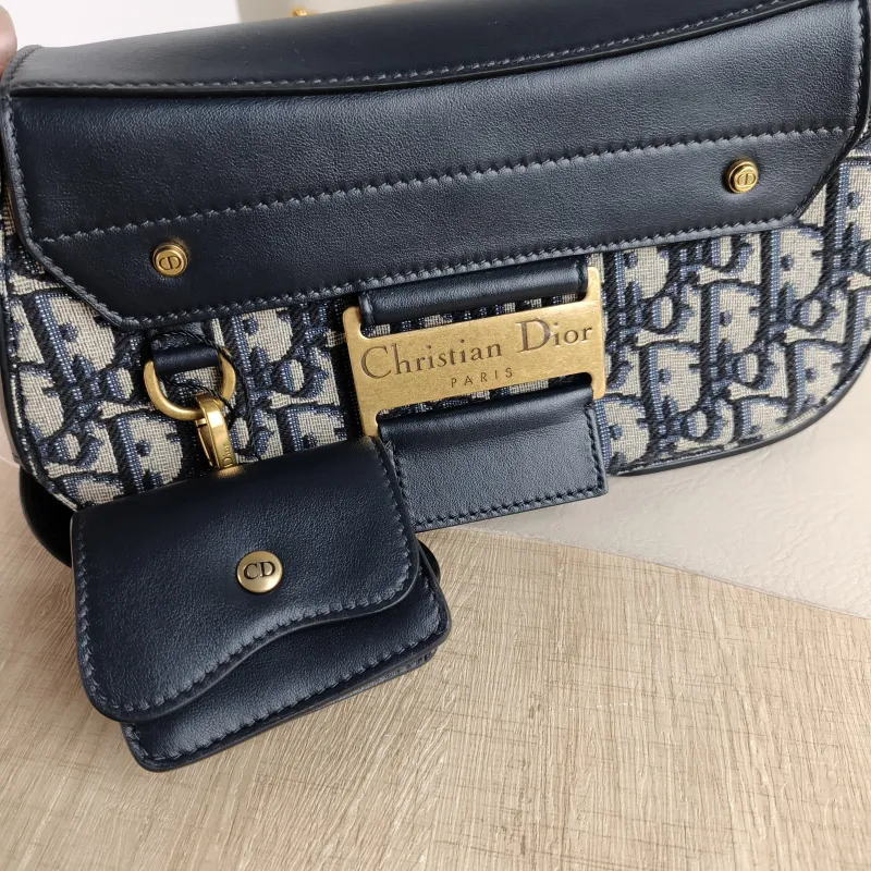 DIOR Crossbody Bag Streetchic Crossbody Bag Blue Canvas Small 24 × 5 × 12.5 cm — detail view 5 of 10