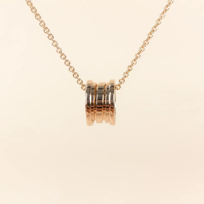 Bvlgari Necklace B.ZERO1Collection Necklace Rose Gold 18KR ose Gold One Size 45cm