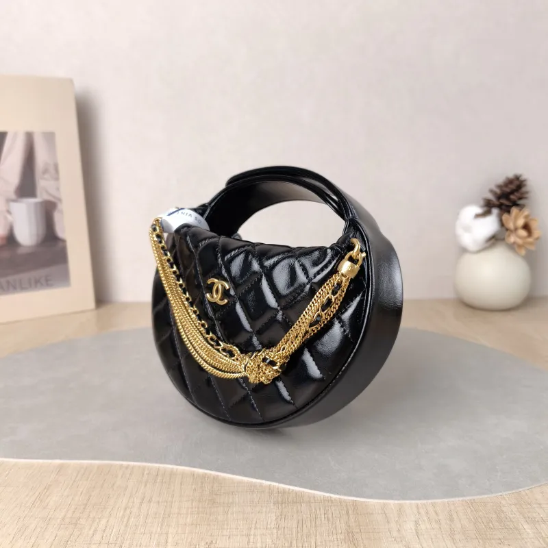 Chanel Top Handle Bag Black Calfskin One Size 19 × 4 × 11 cm — cover view 4 of 6