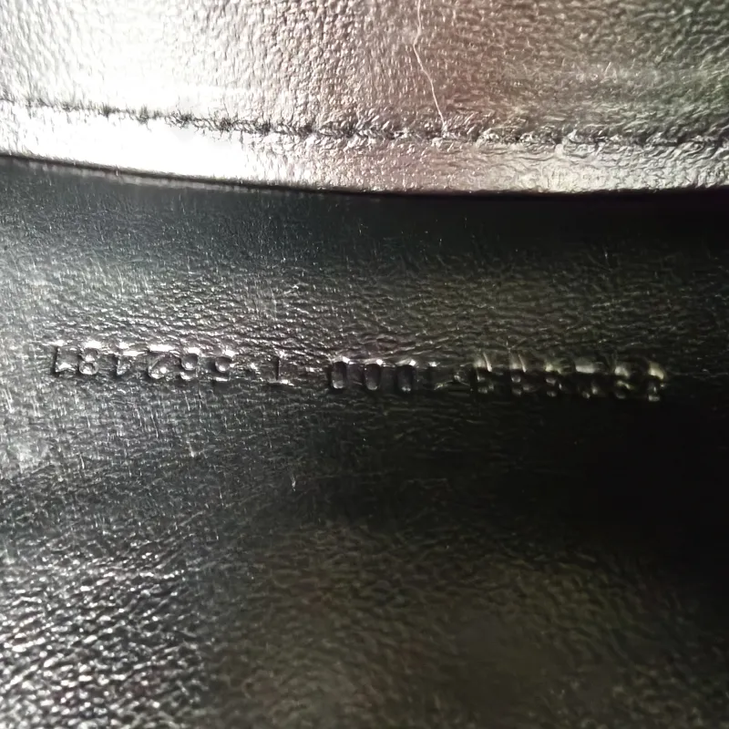 BALENCIAGA Crossbody Bag Hourglass Hourglass Bag Black Calfskin XS 19 × 8 × 13 cm — detail view 11 of 13