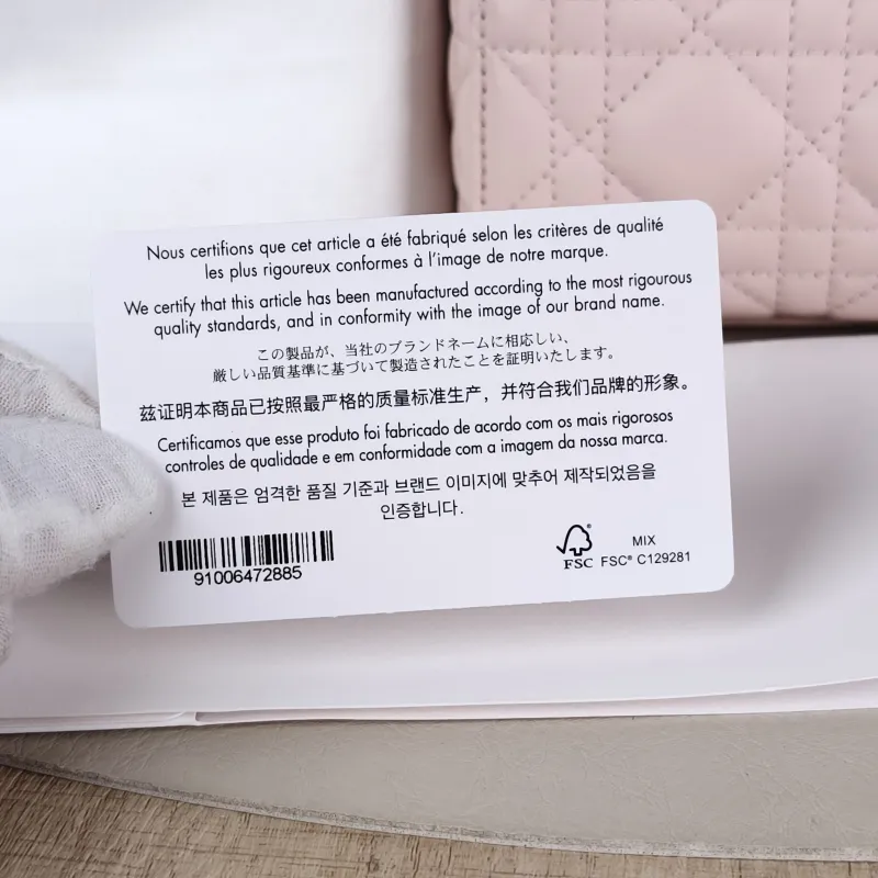 DIOR Crossbody Bag Lady Lady Dior Bag Pink Lambskinmini17 × 7 × 15 cm — detail view 8 of 14