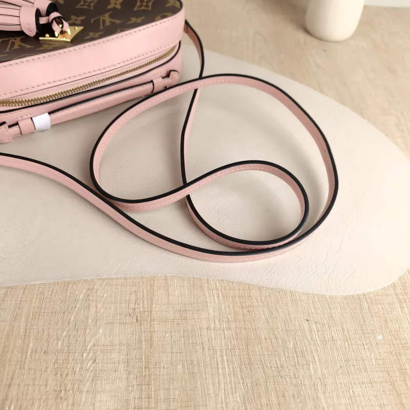Louis Vuitton Crossbody Bag Saintonge Camera Bag Pink PVC Small 22 × 8 × 16 cm — detail view 2 of 10