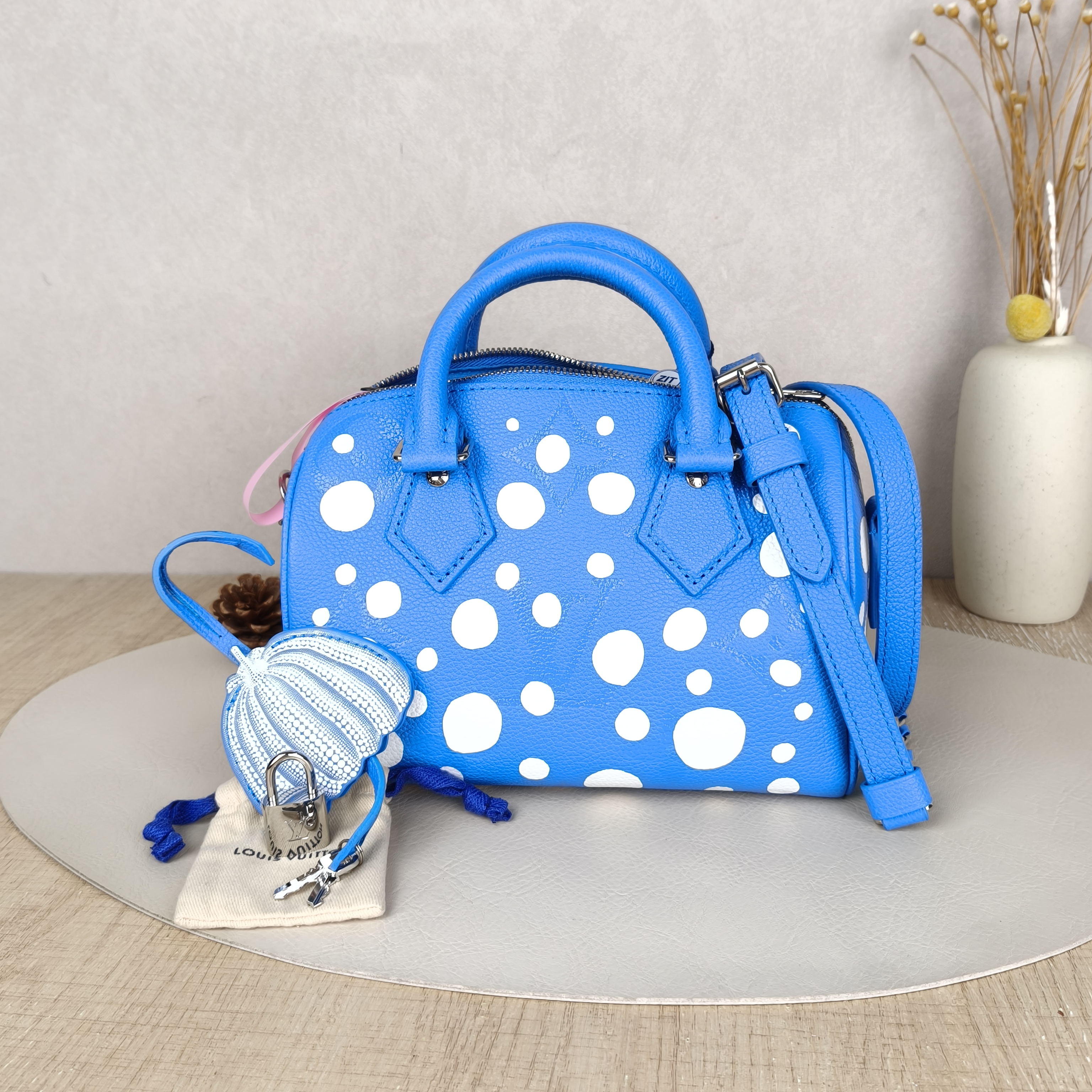 Louis Vuitton Crossbody Bag Speedy20 - Calfskin Small20.5 × 12 × 13.5 cm — cover view 9 of 10