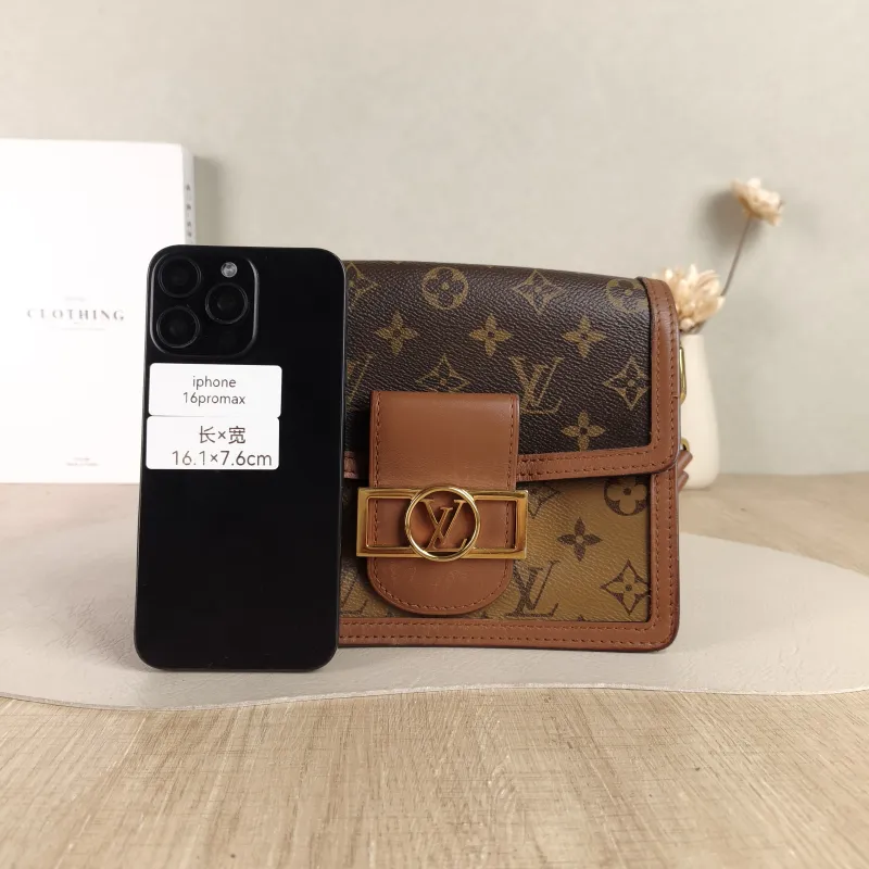 Louis Vuitton Crossbody Bag Dauphine Monogram PVC Mini 20 × 9 × 15 cm — cover view 3 of 5