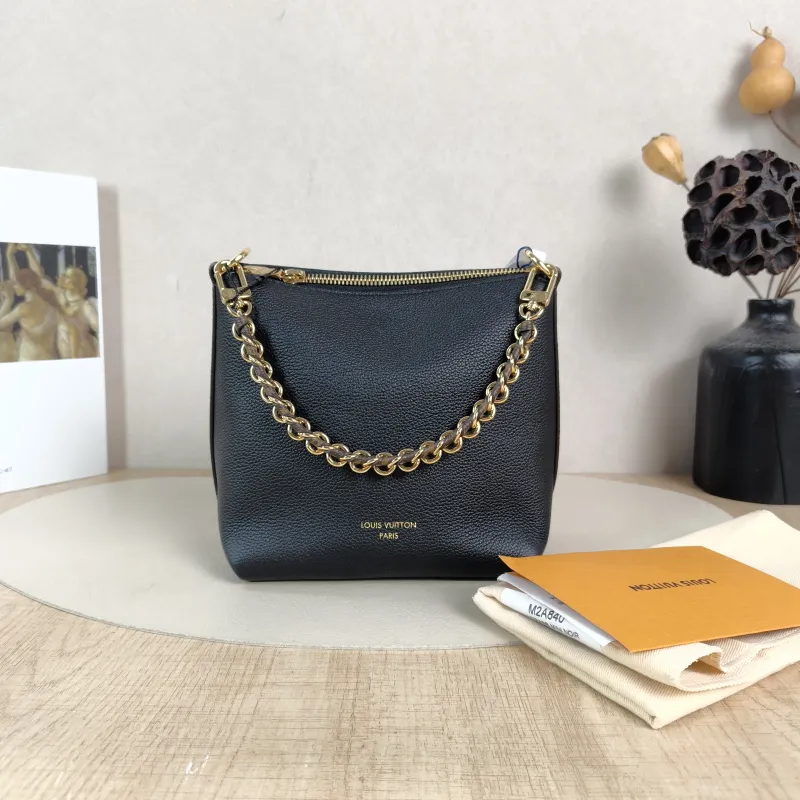 Louis Vuitton Crossbody Bag Multipass Hobo Shoulder Bag Black Calfskinmini17.5 × 9.5 × 18 cm — cover view 3 of 6