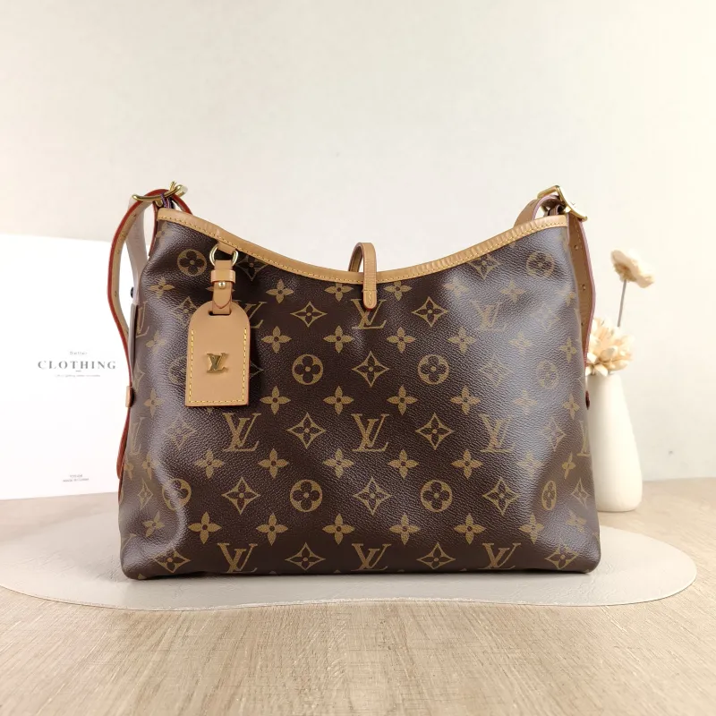 Louis Vuitton Crossbody Bag Carryall Monogram PVC Small 29 × 12 × 24 cm