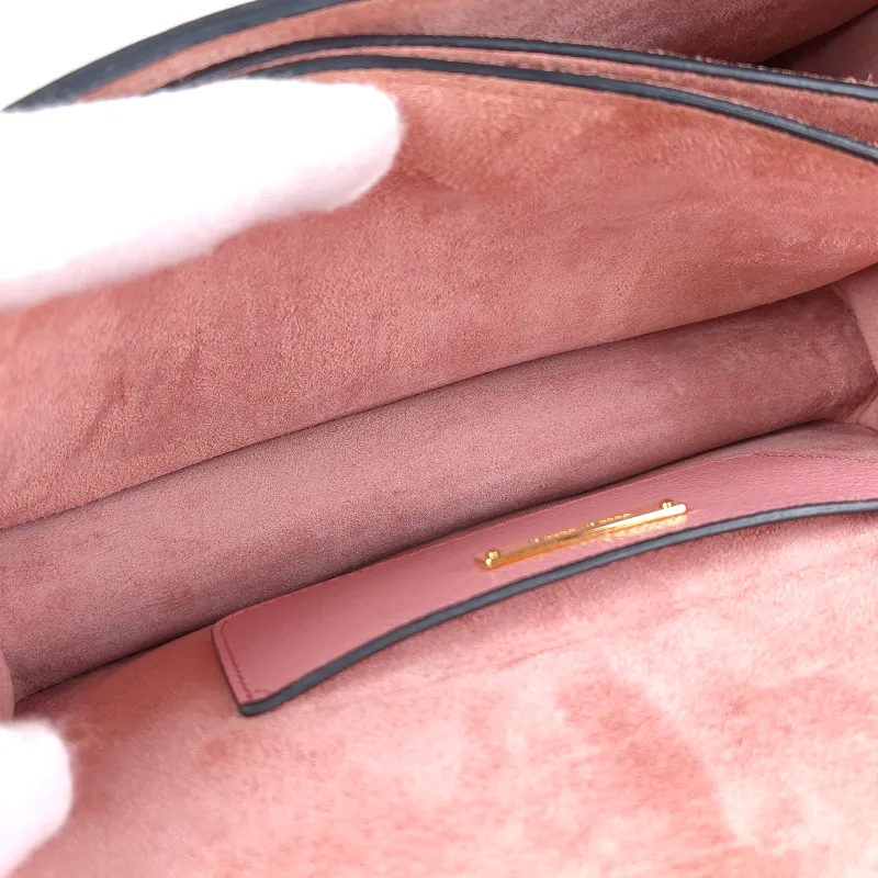 Miumiu Crossbody Bag Miu Lady Chain Bag Pink Calfskin One Size 22 × 10 × 13 cm — detail view 3 of 13