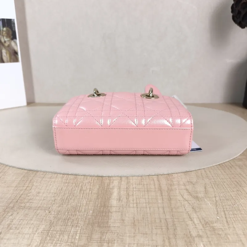 DIOR Crossbody Bag Lady D-Joy Lambskin Mini 16 × 5 × 9 cm — cover view 5 of 6
