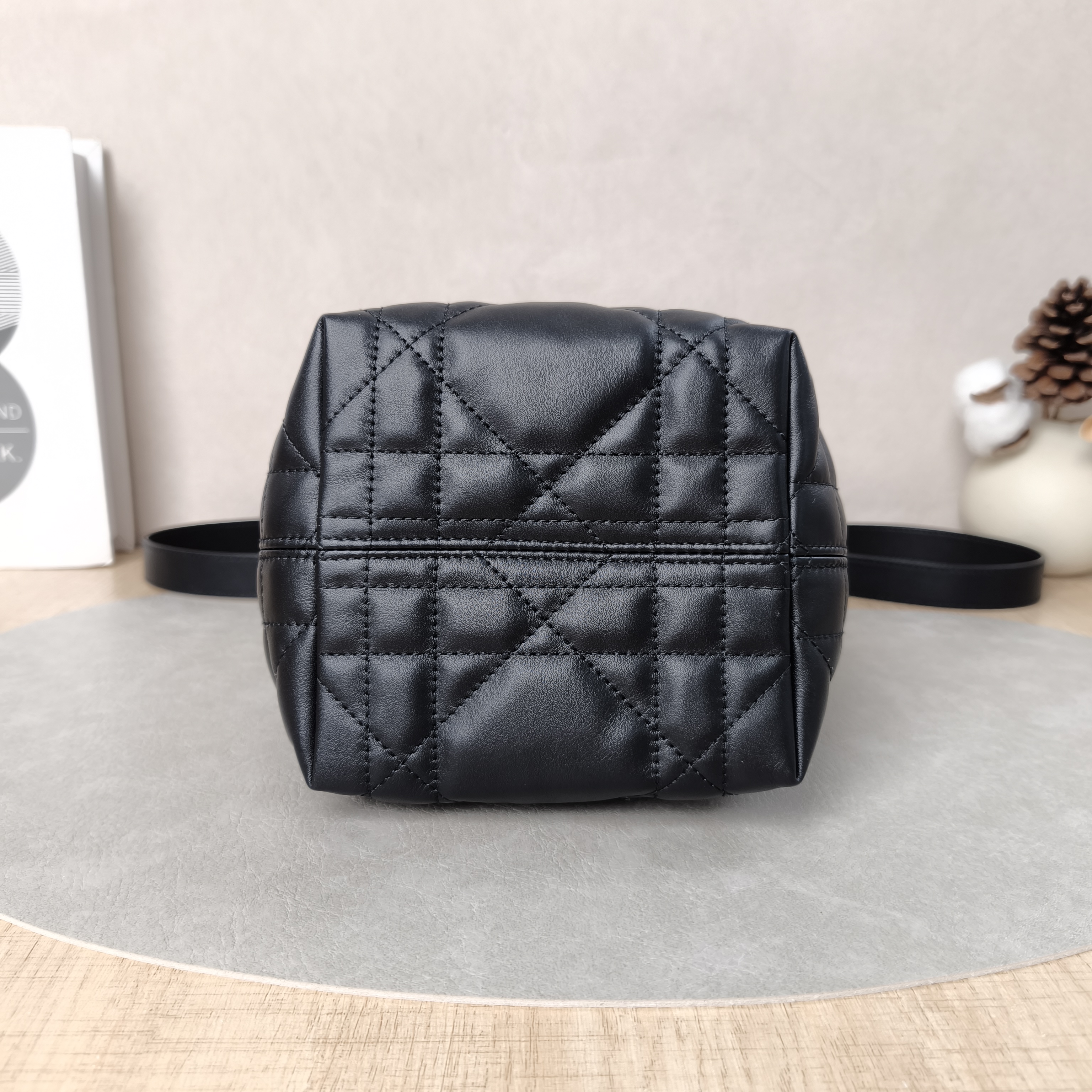 DIOR Shoulder Bag TOUJOURS Edition Black Calfskinmini13 × 12 × 15 cm — cover view 2 of 5