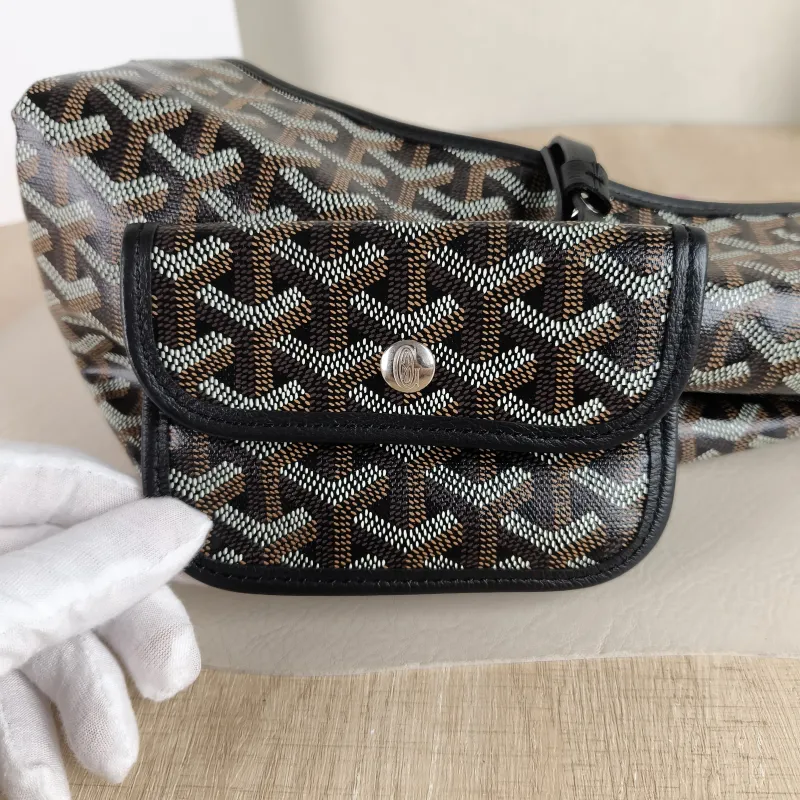 GOYARD Shoulder Bag Boheme Hobo​ Black PVC Mini 29 × 11 × 18.5 cm — detail view 3 of 9