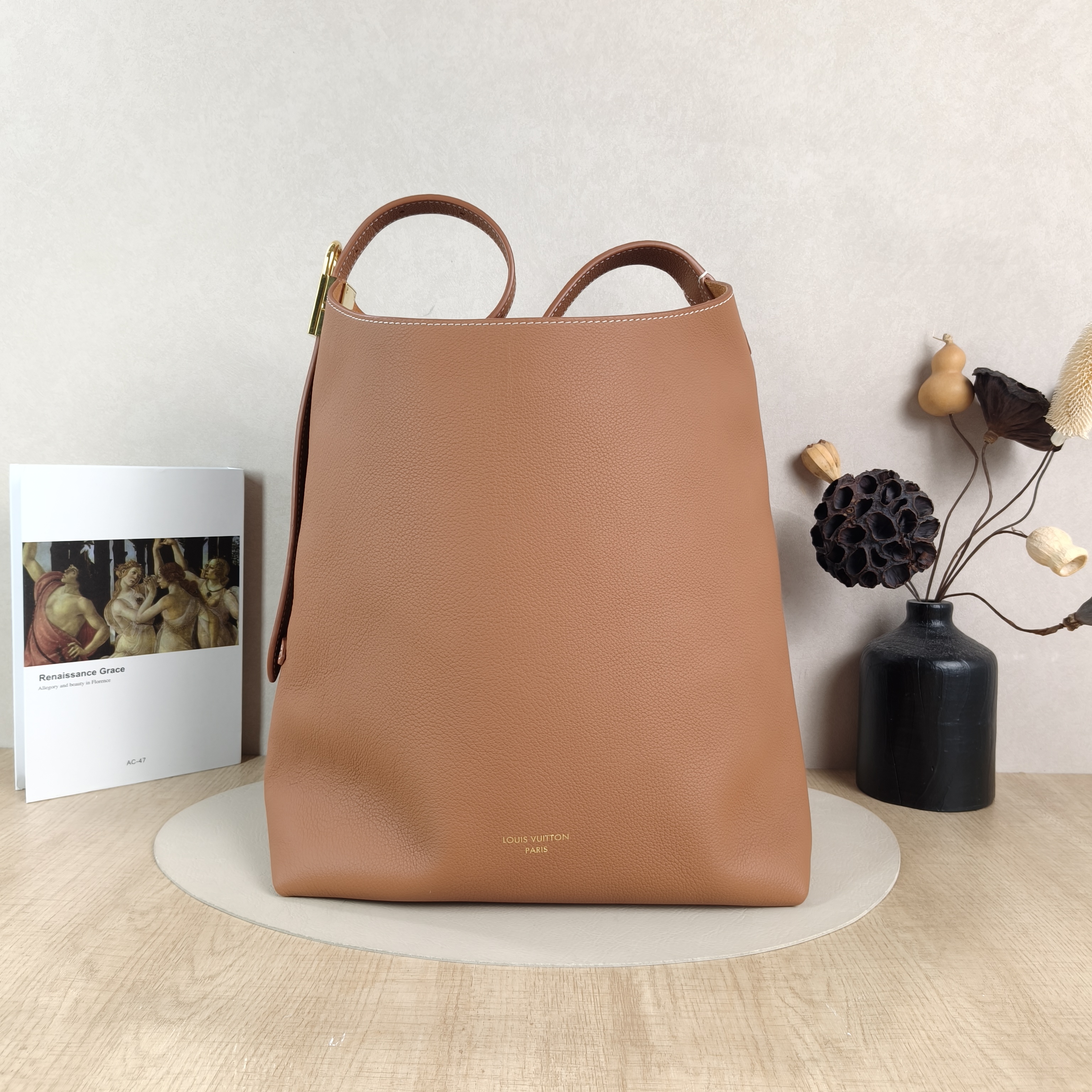 Louis Vuitton Shoulder Bag Low Key Hobo Shoulder Bag Calfskin Medium31 × 18 × 35 cm