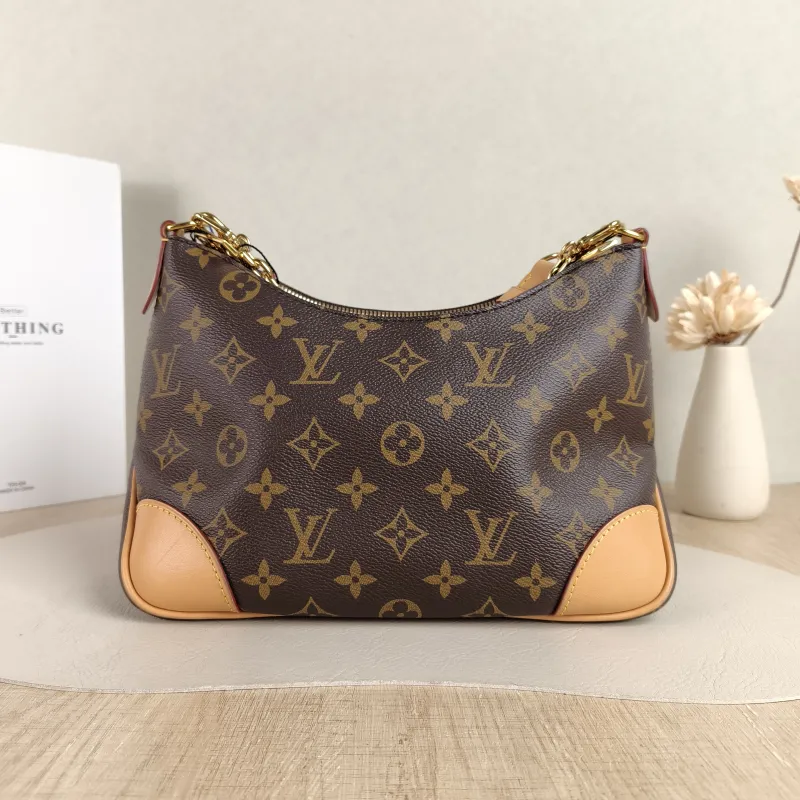 Louis Vuitton Crossbody Bag Boulogne PVC Small 26 × 9.5 × 16 cm