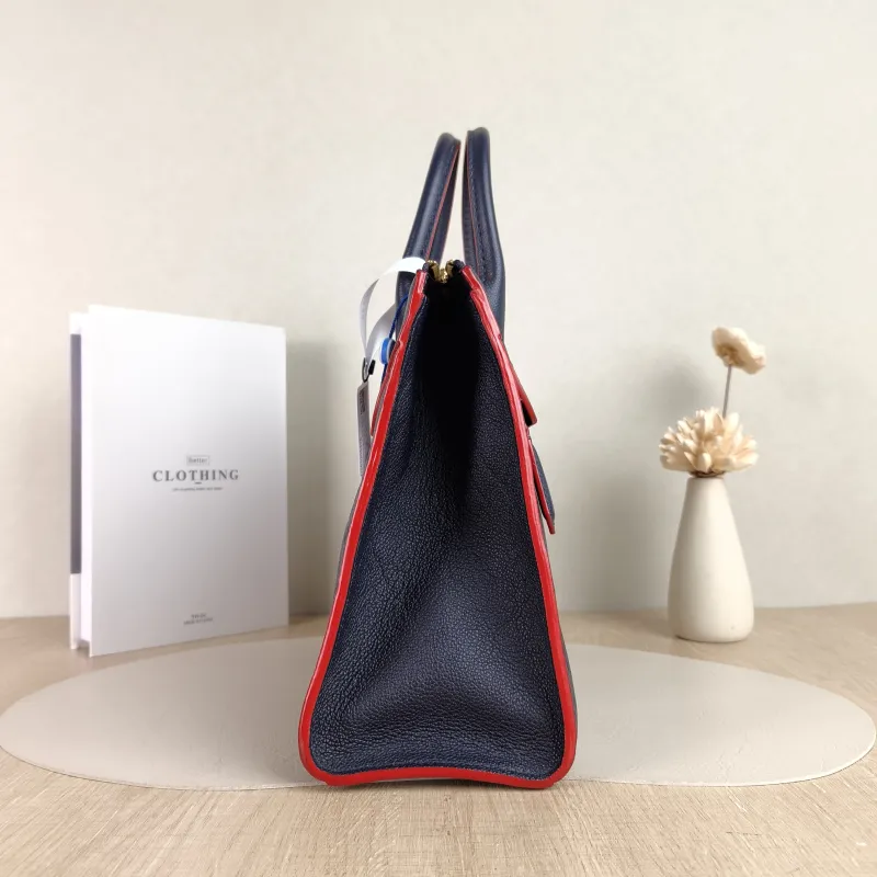 Louis Vuitton Top Handle Bag Pont Neuf Top Handle Bag Blue Calfskin 30 × 11 × 24.5 cm — detail view 12 of 12