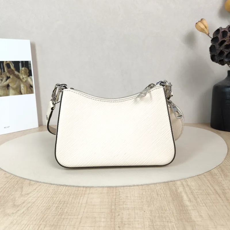 Louis Vuitton Shoulder Bag MARELLINI White Epi Embossed Calfskinmini19 × 6.5 × 13.5 cm — cover view 5 of 5