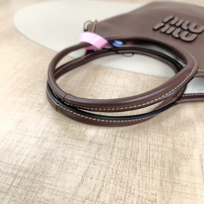 Miumiu Shoulder Bag IVY Tote Shopping Tote Calfskinmini20*24 — detail view 9 of 11
