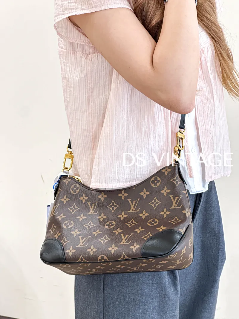 Louis Vuitton Crossbody Bag Boulogne PVC Small26 × 9.5 × 16 cm — on-model view 1 of 3