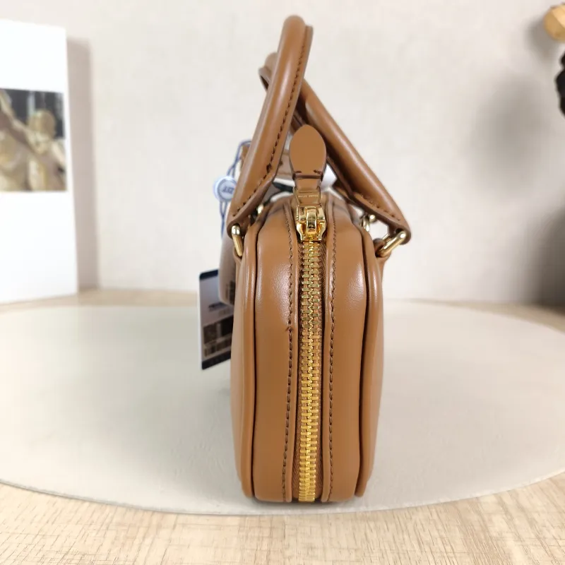 Miumiu Top Handle Bag Arcadie Collection Bowling Bag CC alfskinmini19 × 5 × 10 cm — detail view 4 of 13