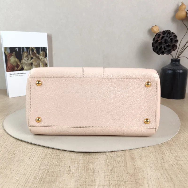 DELVAUX Top Handle Bag Brillant Pink Calfskin Medium29 × 15 × 22 cm — cover view 2 of 6