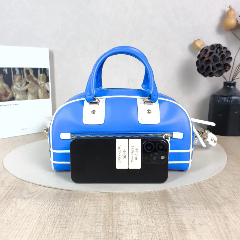 DIOR Top Handle Bag Vibe Bowling Calfskin Small 24.5 × 11.5 × 14.5 cm — cover view 4 of 6