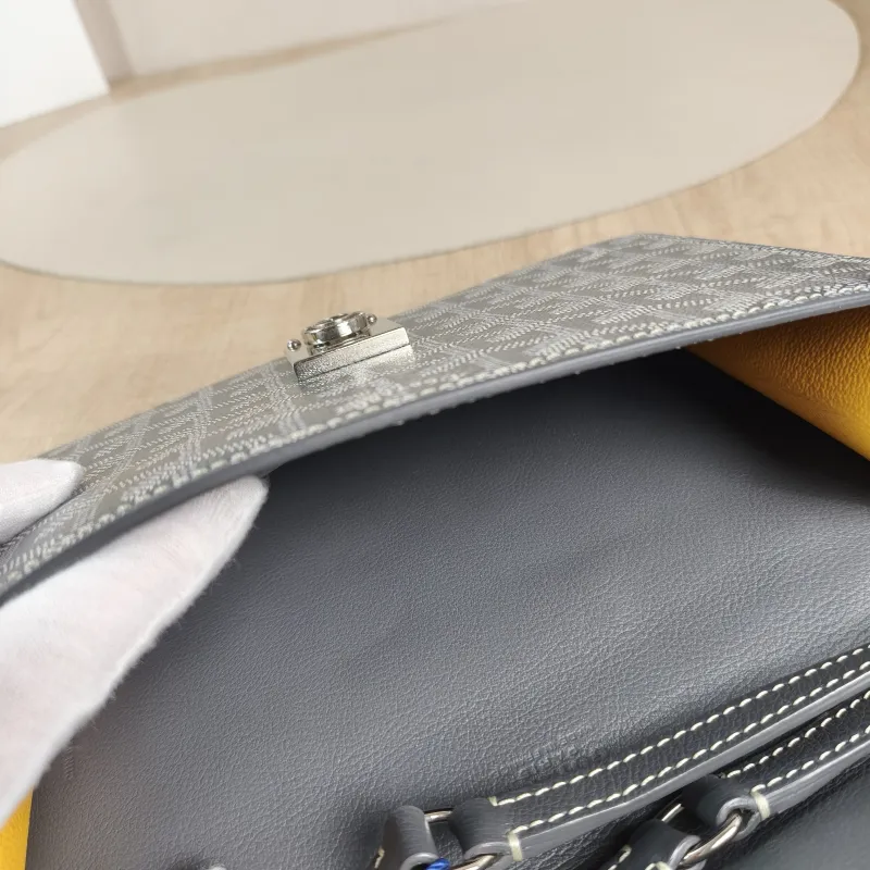 GOYARD Crossbody Bag Chypre Crossbody Bag Grey PVC One Size 21 × 4 × 16 cm — detail view 9 of 13