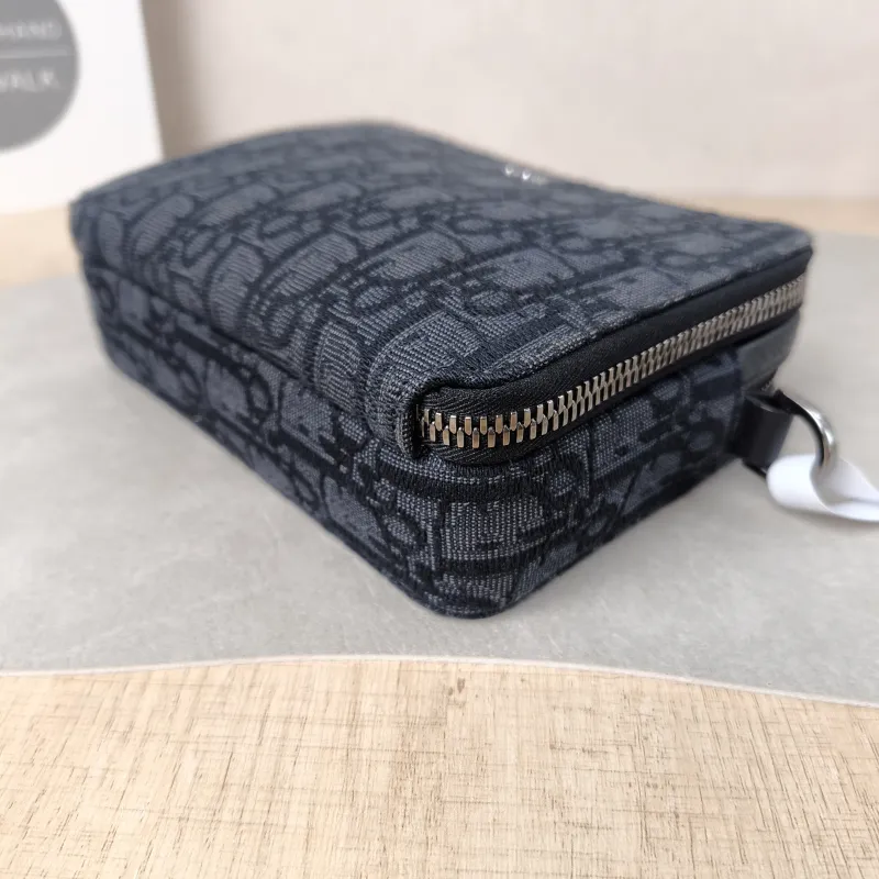 DIOR Shoulder Bag Oblique Jacquard Camera Bag Blue 17.5 × 5.5 × 12.5 cm — detail view 5 of 10