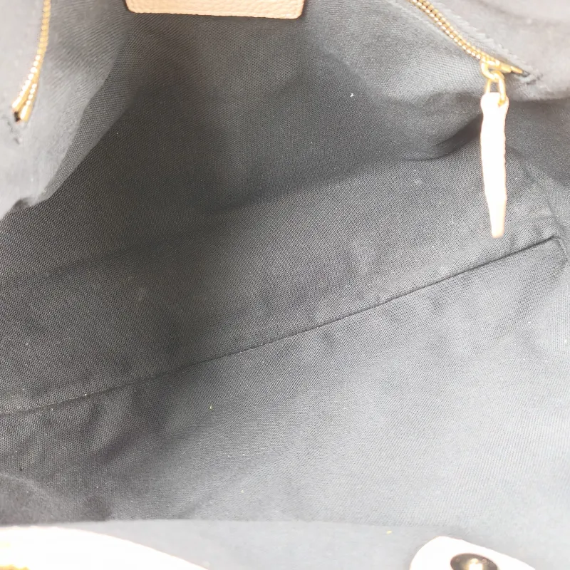 BURBERRY Top Handle Bag Beige Calfskin，Canvas 41 × 15 × 27 cm — detail view 11 of 11