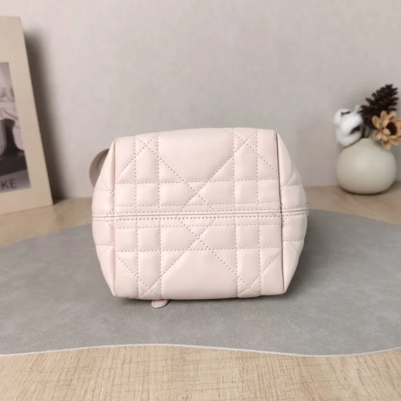 DIOR Top Handle Bag TOUJOURS Edition Pink Calfskin Mini 13 × 12 × 15 cm — cover view 2 of 5