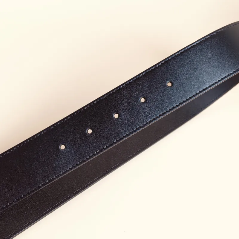 GUCCI Belt GB elt Black Calfskin One Size80 — cover view 4 of 5