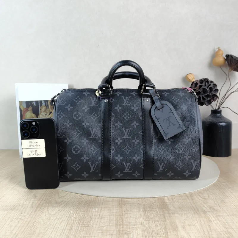 Louis Vuitton Crossbody Bag Keepall 35 Monogram PVC One Size 35 × 16 × 21 cm — cover view 4 of 6