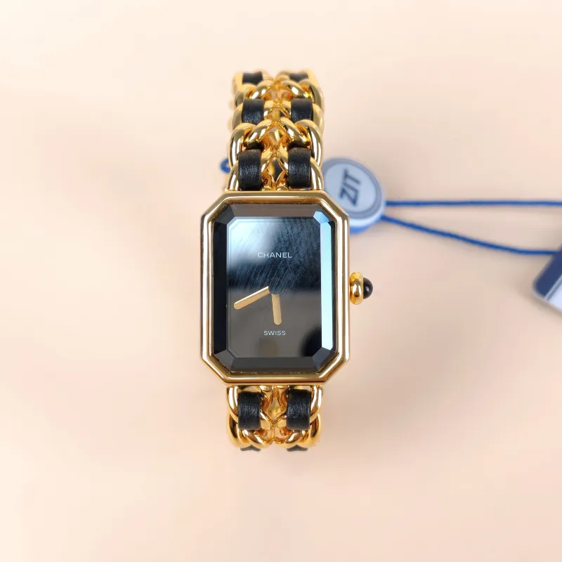 Chanel Watch Première Édition Originale Black with Gold-Tone Hardware Black with Gold-Tone Hardware One Size 26.1*20 M
