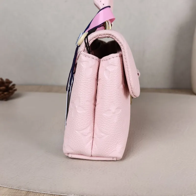 Louis Vuitton Crossbody Bag MADELEINE Pink Calfskin nano 21 × 6 × 12.5 cm — detail view 10 of 12