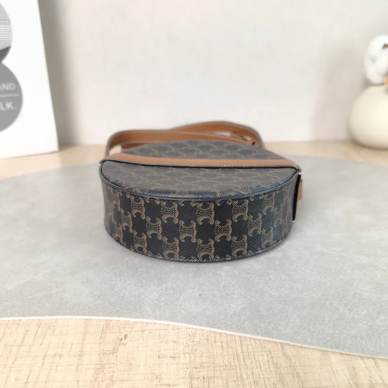 CELINE Crossbody Bag Triomphe Monogram PVC Mini 13.5 × 4 × 13.5 cm — cover view 2 of 5