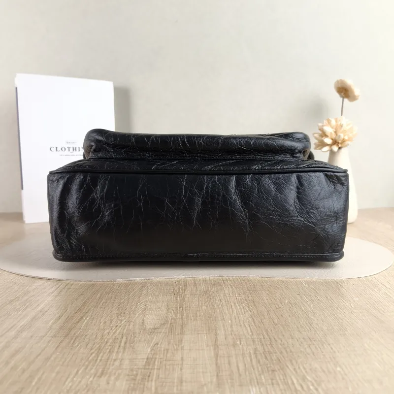 SAINT LAURENT Crossbody Bag Niki Black Calfskin Large 32 × 9 × 23 cm — cover view 2 of 5