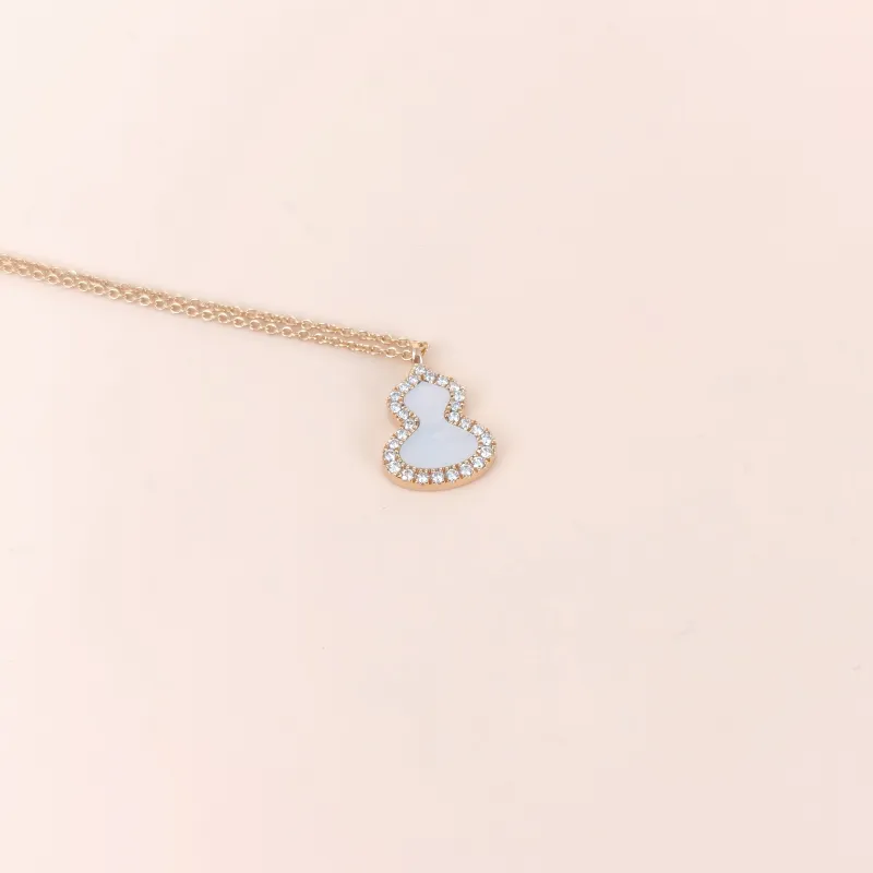 Qeelin Necklace Wulu Collection Necklace Diamond18KR ose Gold One Size 40cm — cover view 4 of 8
