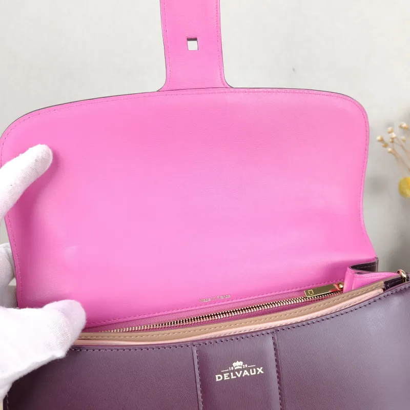 DELVAUX Top Handle Bag Brillant Calfskin Medium 29 × 15 × 22 cm — detail view 8 of 17