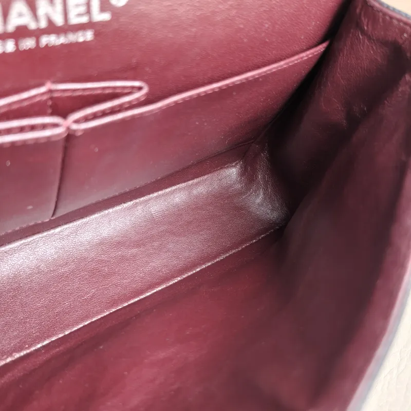Chanel Crossbody Bag Classic Flap CF Black Grained Calfskin Medium 25.5 × 6.5 × 15.5 cm 23 — detail view 3 of 14