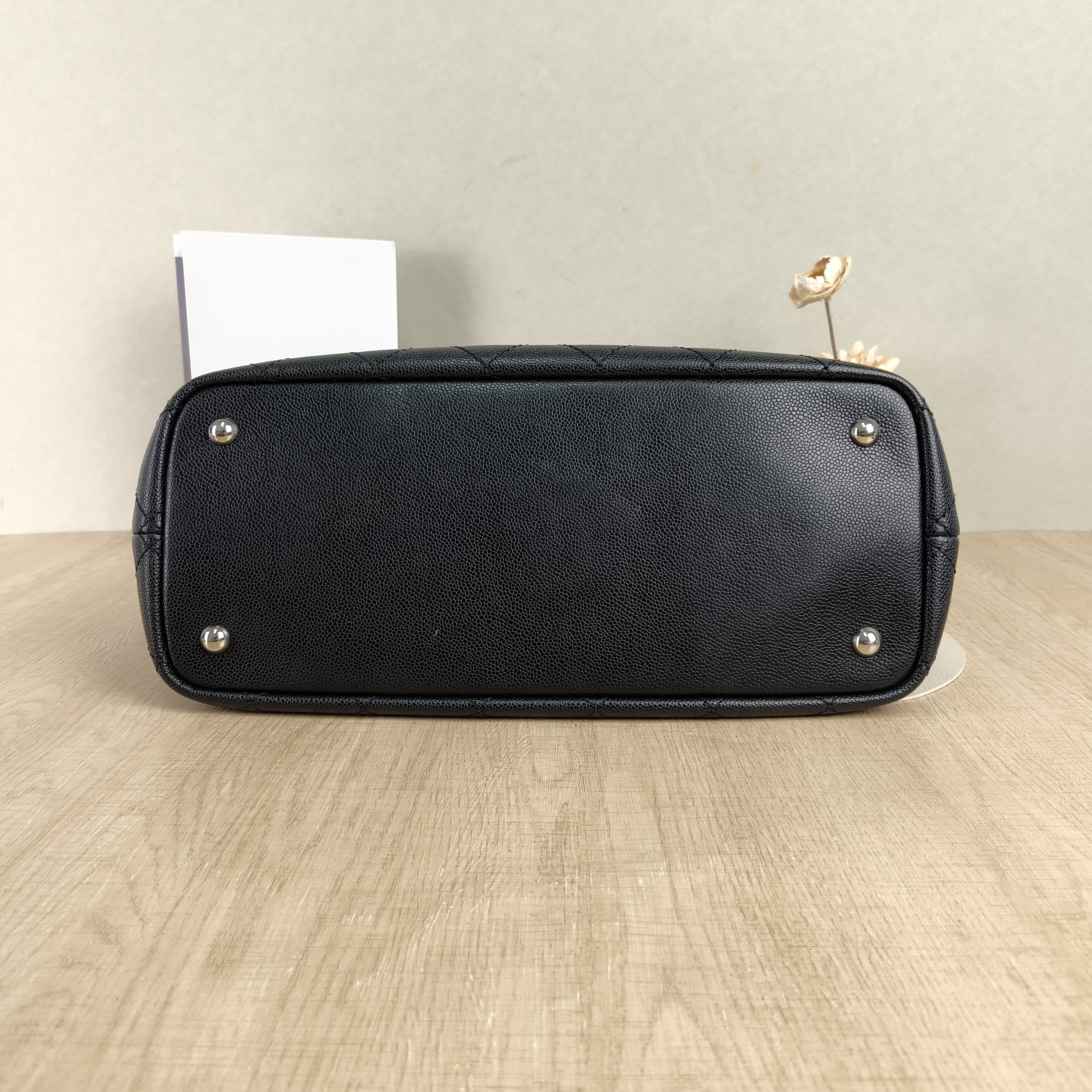 Chanel Shoulder Bag Tote Bag Black Calfskin One Size43 × 18 × 29 cm — cover view 4 of 4