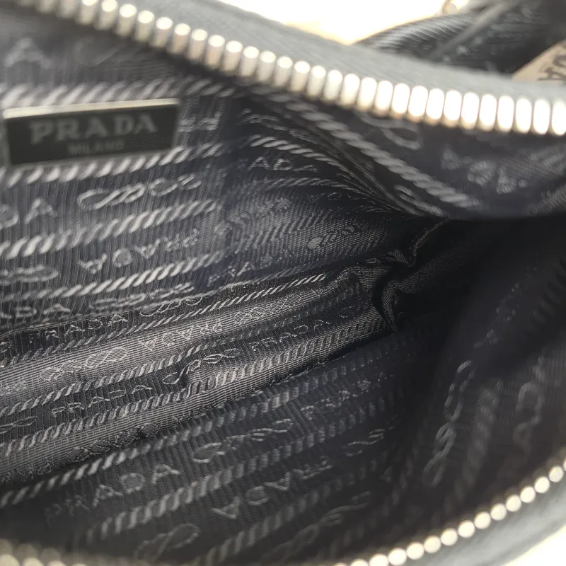 PRADA Crossbody Bag Re-Edition 2005 Hobo Black Nylon Mini 22 × 6 × 18 cm — detail view 1 of 12