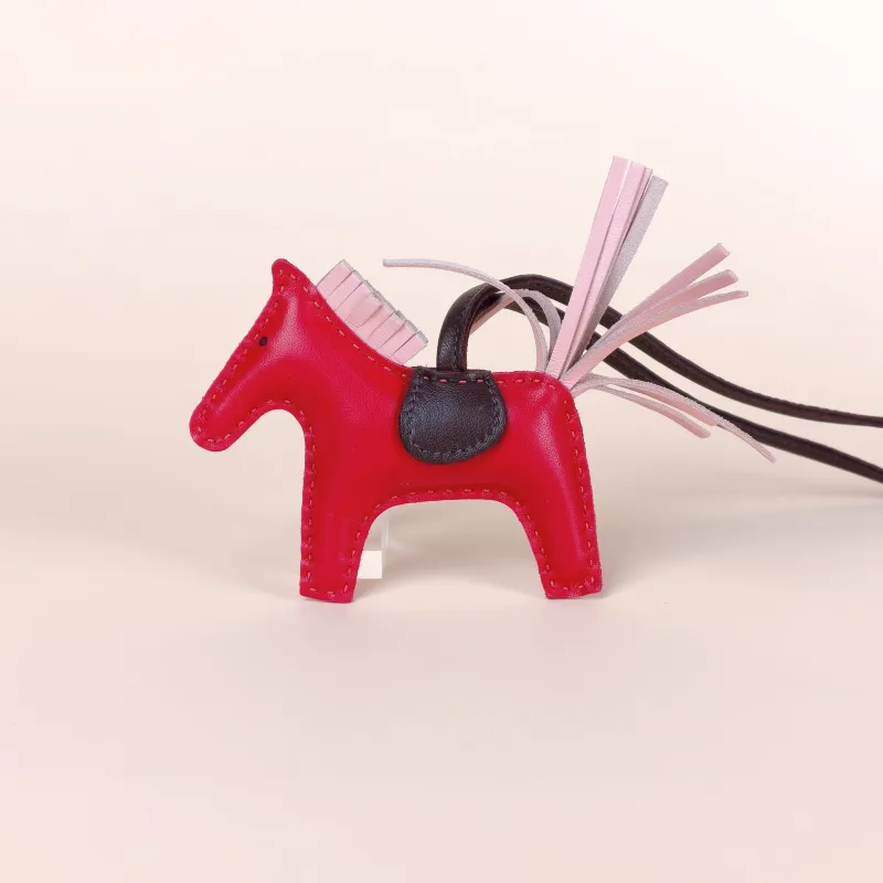 Hermès Charm rodeo Charm Colorblock Lambskin Small 22cm
