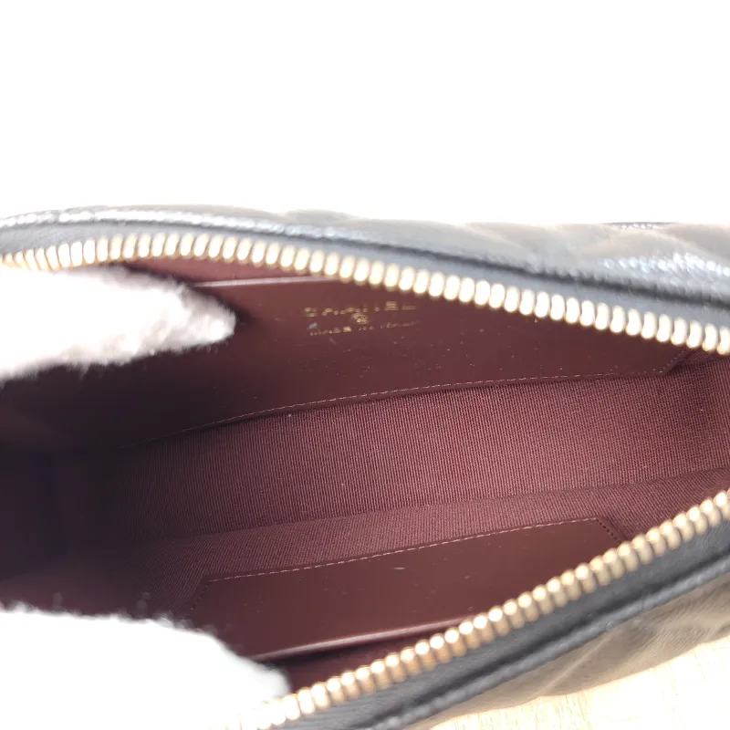 Chanel Crossbody Bag Black Grained Calfskin 21 × 5.5 × 12 cm — detail view 6 of 11