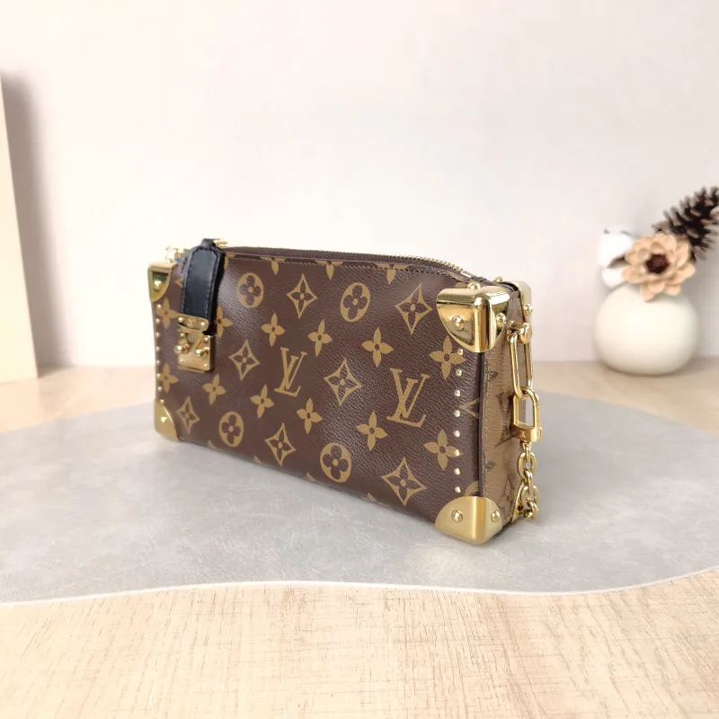Louis Vuitton Crossbody Bag Slim Trunk Box Monogram PVC Medium 23 × 4 × 12 cm — cover view 3 of 5