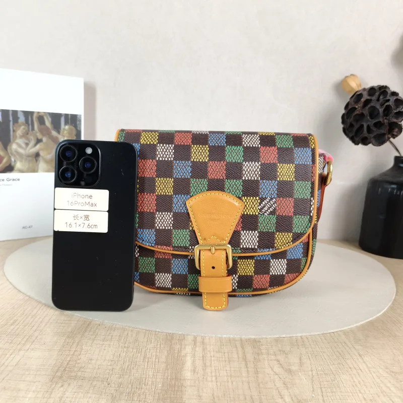 Louis Vuitton Crossbody Bag MONTSOURIS Messenger Bag Brown PVC Small 20 × 7 × 17 cm — cover view 5 of 6