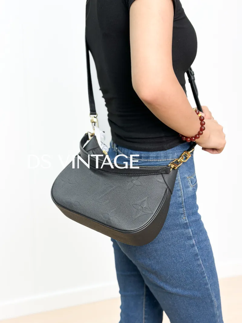 Louis Vuitton Shoulder Bag Bagatelle Black Empreinte Embossed Calfskin Small24 × 7 × 18 cm — on-model view 2 of 3