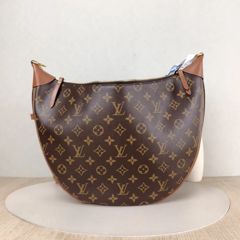 Louis Vuitton Crossbody Bag Loop Hobo Monogram PVC One Size 38 × 10 × 26 cm