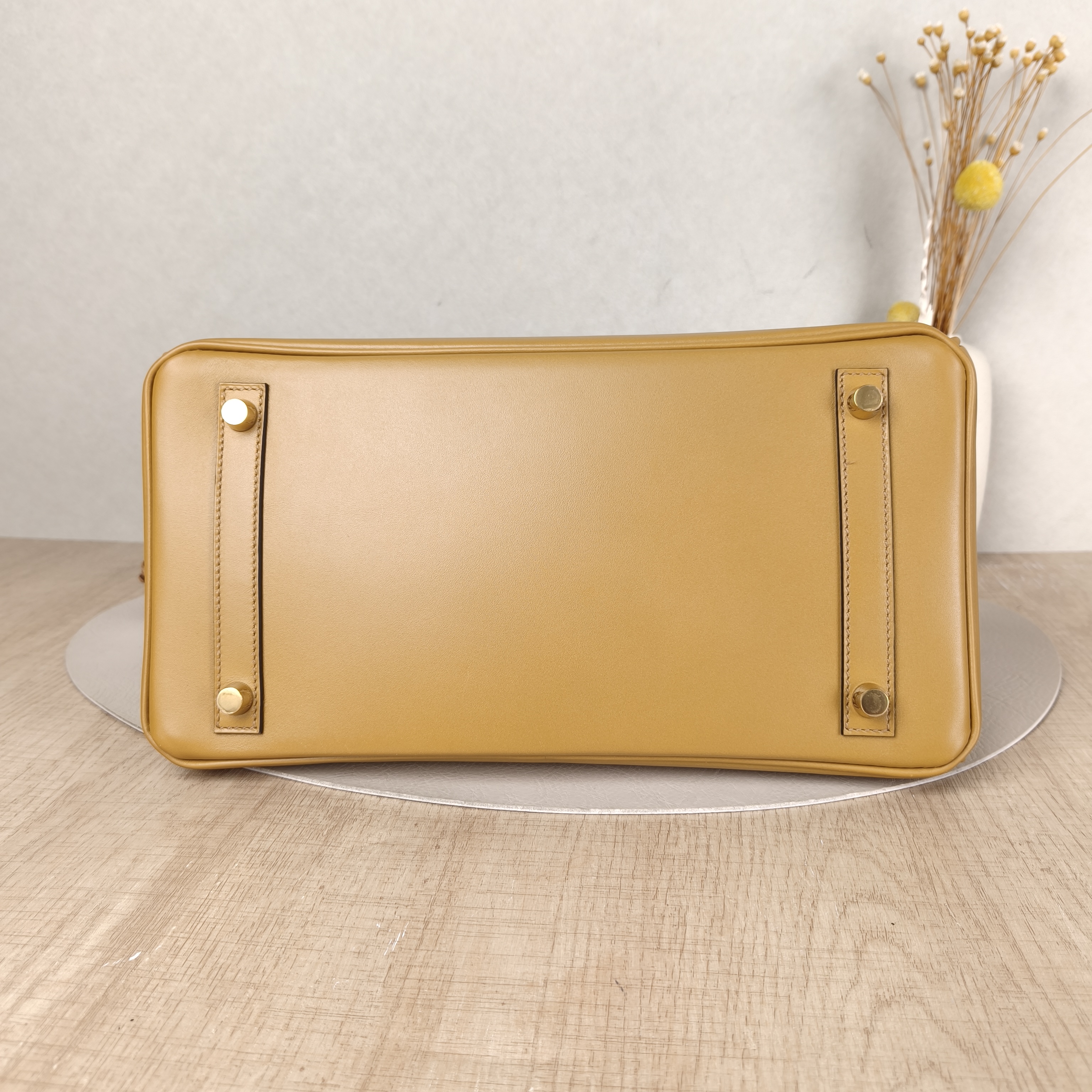 Hermès Top Handle Bag Birkin 30 Gold-Tone Hardware 21 Veau Tadelakt Calfskin Medium 30 × 16 × 22 cm — cover view 5 of 6