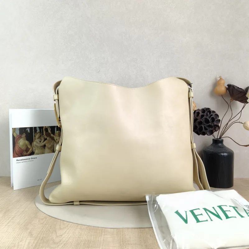 Bottega Veneta Shoulder Bag Cradle Shoulder Bag Yellow Calfskin One Size 39 × 3 × 33 cm — cover view 6 of 6